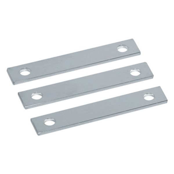 Cu rails, univers, converter tab 30x5x170mm, tin-plated. 3 pieces in a set image 1