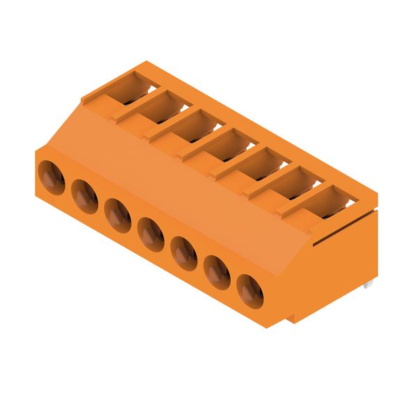 PCB terminal, 5.00 mm, Number of poles: 7, Conductor outlet direction: image 2