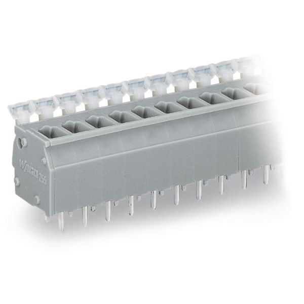 PCB terminal block push-button 2.5 mm² gray image 3