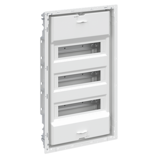 UK636EB Consumer unit , 597 mm x 362 mm x 97 mm, Flush mounting, 36 SU, IP30, Without Door image 1