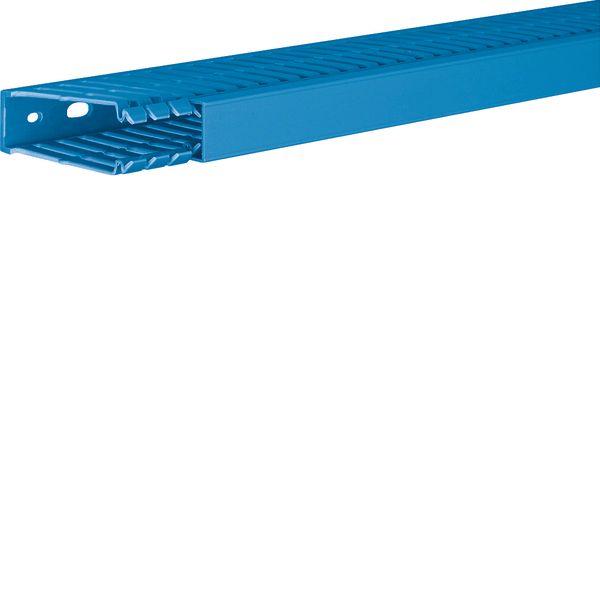 Slotted panel trunking made of PVC BA7 80x25mm blue image 1