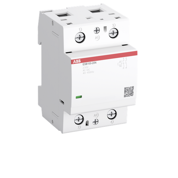 ESB100-20N-06 Installation Contactors (NO) 100 A - 2 NO - 0 NC - 230 V - Control Circuit 400 Hz image 2