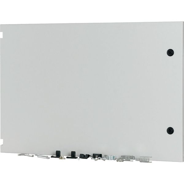 Section wide door, closed, HxW=550x800mm, IP55, grey image 6