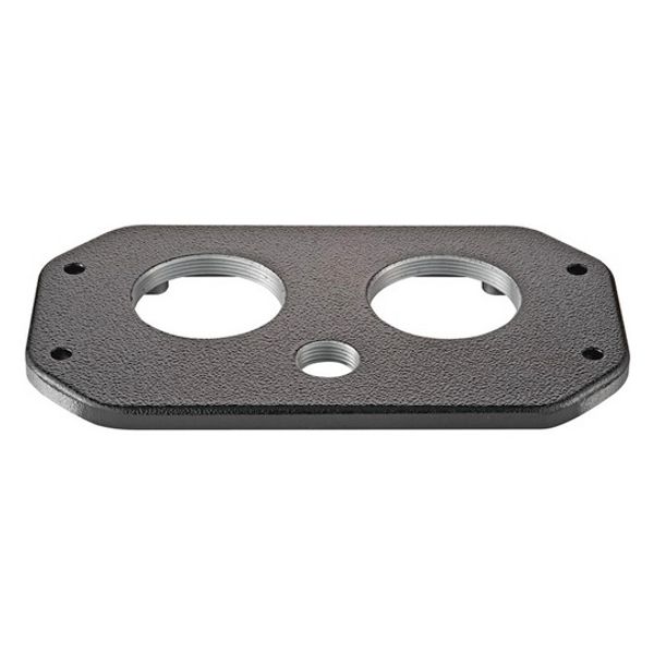 Han 48HPR mounting cover (2xM50/1xM20) image 1