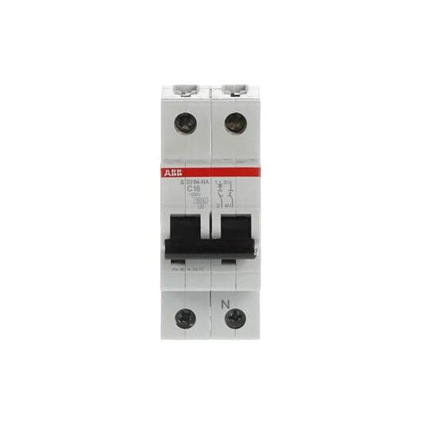 S201M-C16NA Miniature Circuit Breaker - 1+NP - C - 16 A image 5