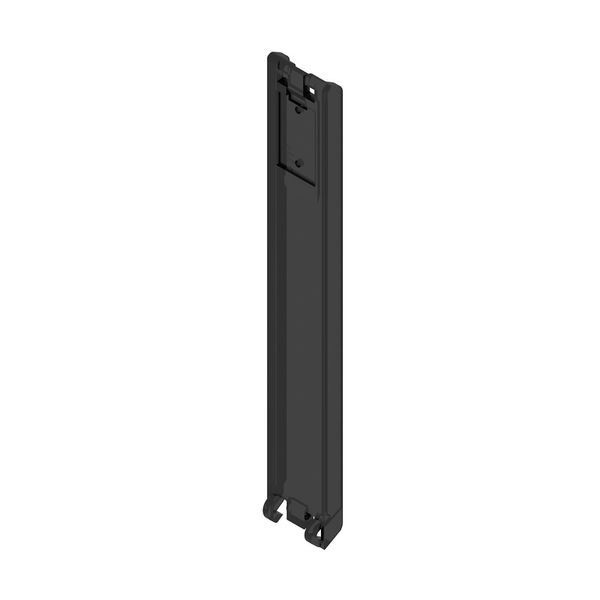 Hinged cover, IP20 in installed state, Plastic, black, Transparent, Wi image 3