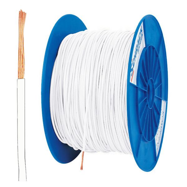 PVC Insulated Single Core Wire H05V-K 0.5mmý white (coil) image 1