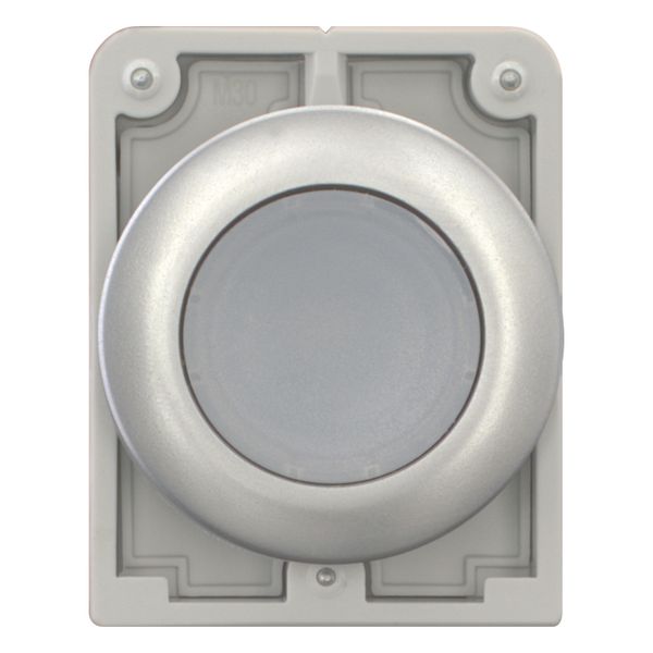 Illuminated pushbutton actuator, RMQ-Titan, Flat, maintained, White, Blank, Metal bezel image 4