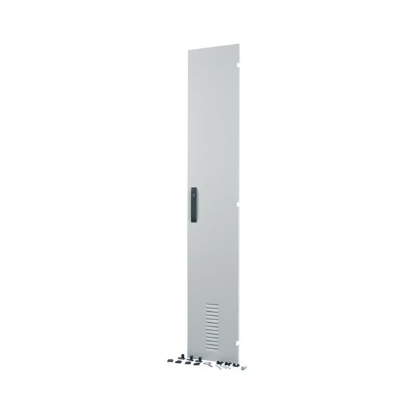 Cable connection area door, ventilated, for HxW = 2000 x 350 mm, IP42, grey image 4