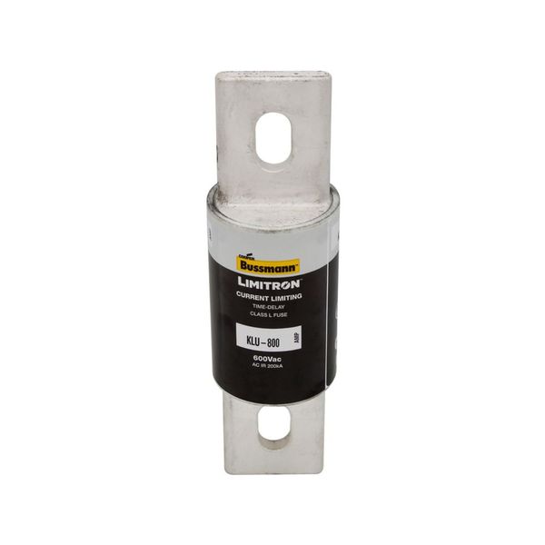 Eaton Bussmann Series KLU Fuse, Current-limiting, Time Delay, 600V, 800A, 200 kAIC at 600 Vac, Class L, Bolted blade end X bolted blade end, Bolt, 2.5, Inch, Carton: 1,  Non Indicating, 5 S at 500% image 7