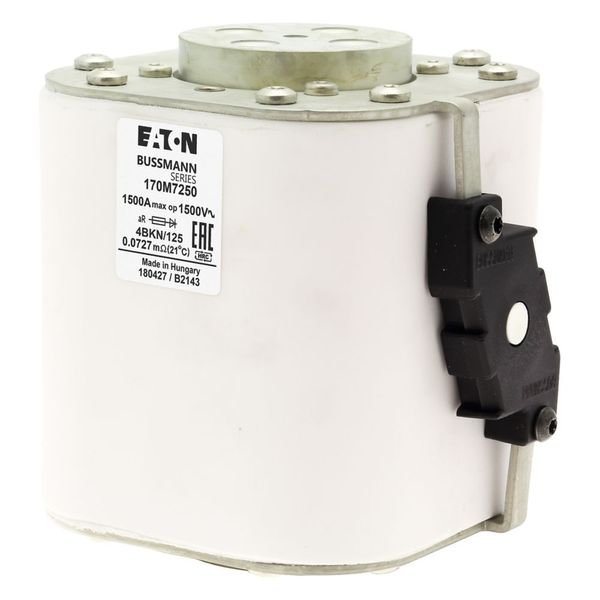 Fuse-link, high speed, 1500 A, AC 1500 V, size 4, 120 x 105 x 125 mm, aR, IEC, single indicator image 9