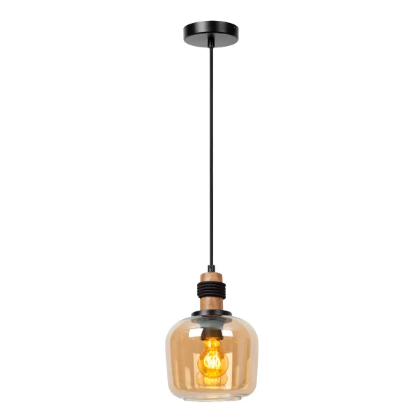 ILONA Pendant light-Amber-Ø18-1xE27-40W-Glass image 1