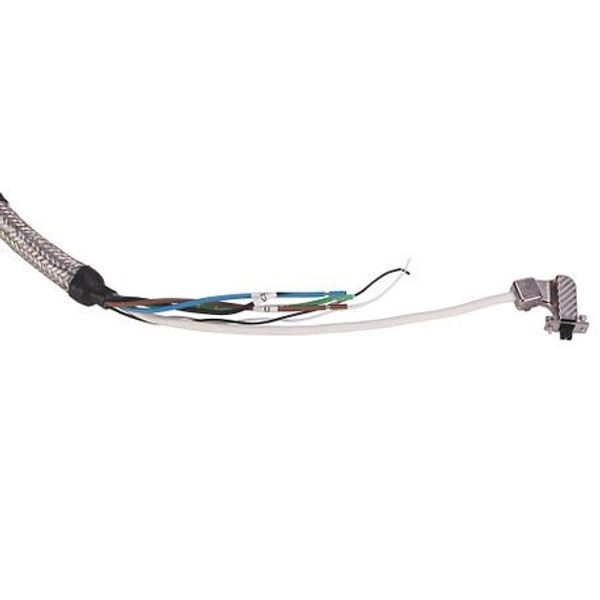 Allen-Bradley 2090-CSBM1E1-18AF03 2090 Series, Single DSL, Power, Feedback, Brake, Single SpeedTec DIN Connector, Extension Receptor, 18 AWG wire, TPE, Continuous-flex, 3 Meter Cable image 1