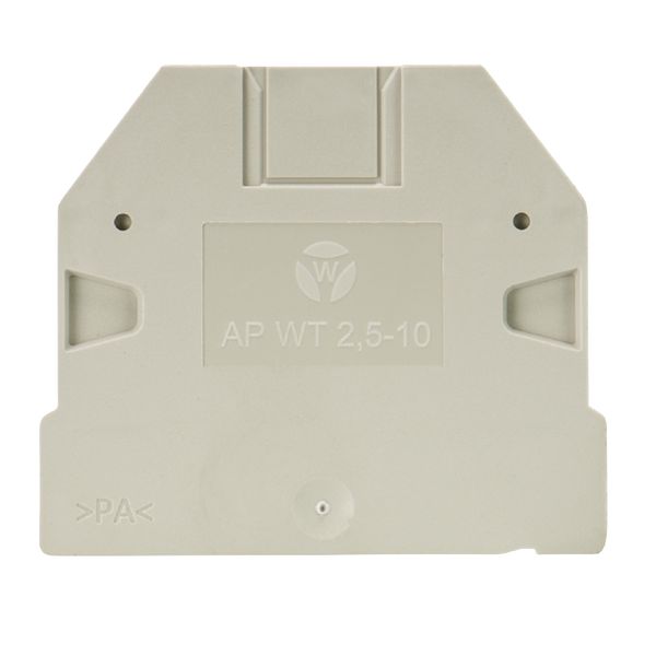 END PLATE AP WT 2,5-10 GR image 1