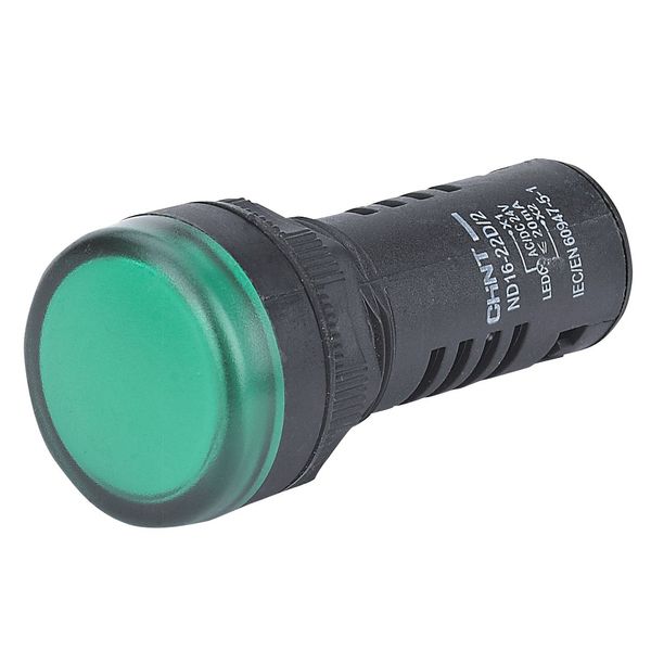 Compact plastic beacon  (LED) blue 400Vac (ND16-22D/4/B/400) image 1