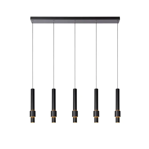 Lucide MARGARY - Pendant light - LED Dim. - 5x4,2W 2700K - Black image 1