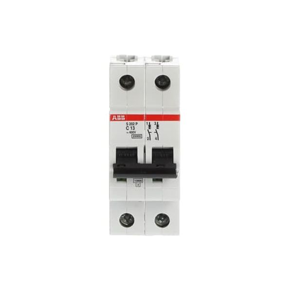S202P-C13 Miniature Circuit Breaker - 2P - C - 13 A image 5