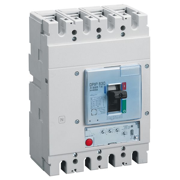 MCCB DPX³ 630 - S1 electronic release - 4P - Icu 50 kA (400 V~) - In 400 A image 1