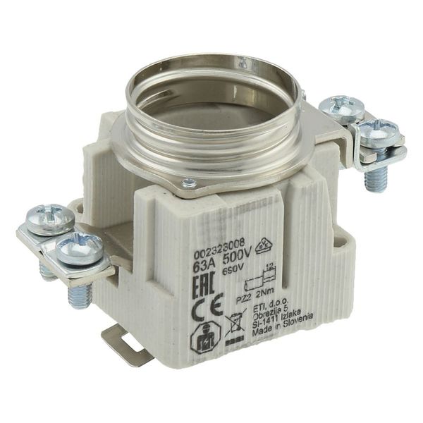 Fuse-base, LV, 63 A, AC 500 V, D3, IEC, rail mount, suitable wire 2.5 - 25 mm2 image 19