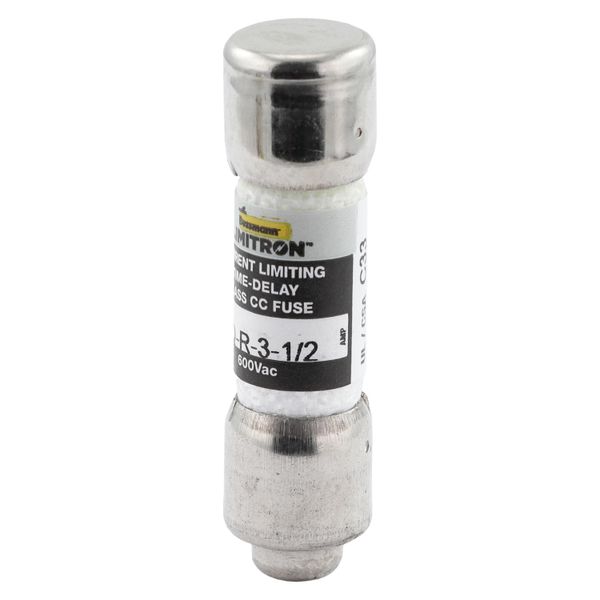Fuse-link, LV, 3.5 A, AC 600 V, 10 x 38 mm, 13⁄32 x 1-1⁄2 inch, CC, UL, time-delay, rejection-type image 23