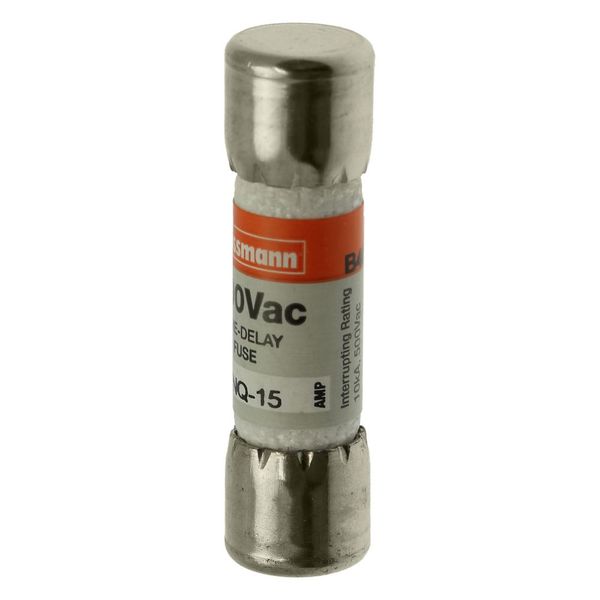 Fuse-link, LV, 15 A, AC 500 V, 10 x 38 mm, 13⁄32 x 1-1⁄2 inch, supplemental, UL, time-delay image 36