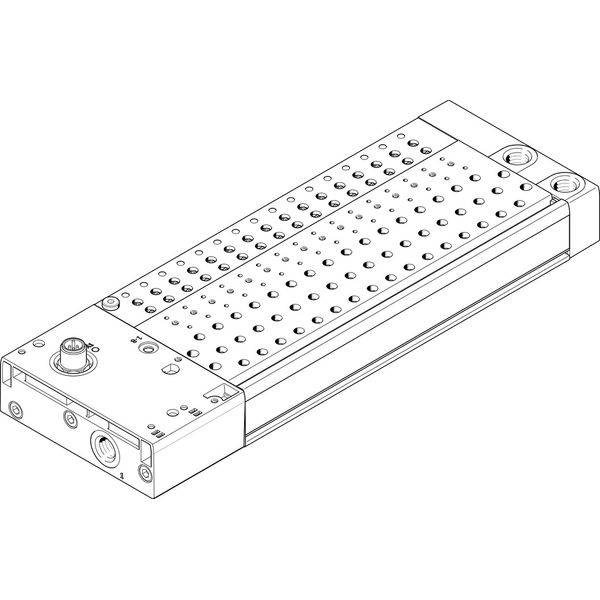 VABM-C8-12E-G14-14-PT-L Manifold rail image 1