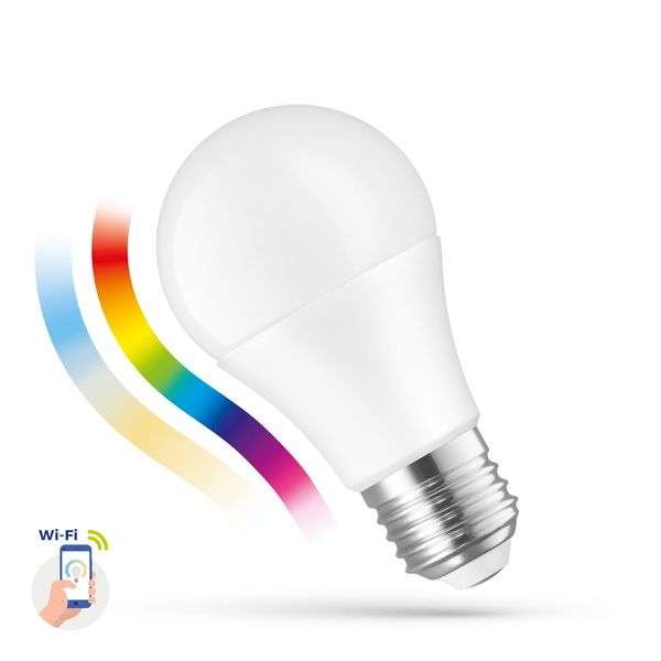 LED A60 9W E-27 230V RGBW+CCT+DIM Wi-Fi Spectrum SMART image 3
