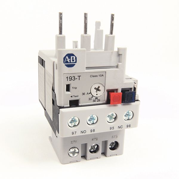 Allen-Bradley, 193-T1 MCS Bimetallic Overload Relay, T1 thermal overload relay, 24.5-30.0A image 1