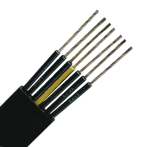 PVC Flat Cable for Medium-Level H07VVH6-F 4G1,5 black image 1
