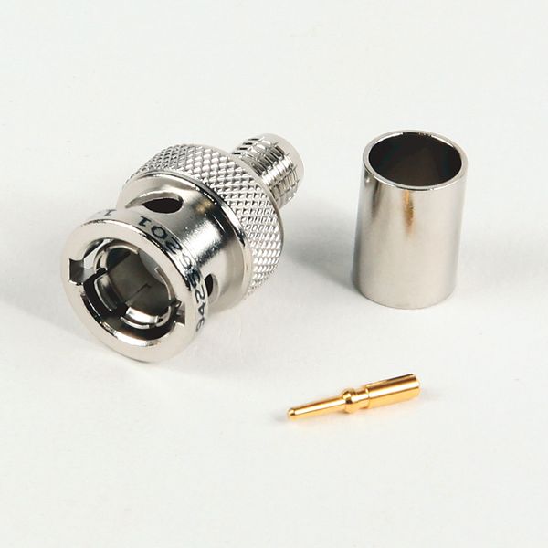 Cable Connector, Coaxial, BNC, Plug, Field Install image 1