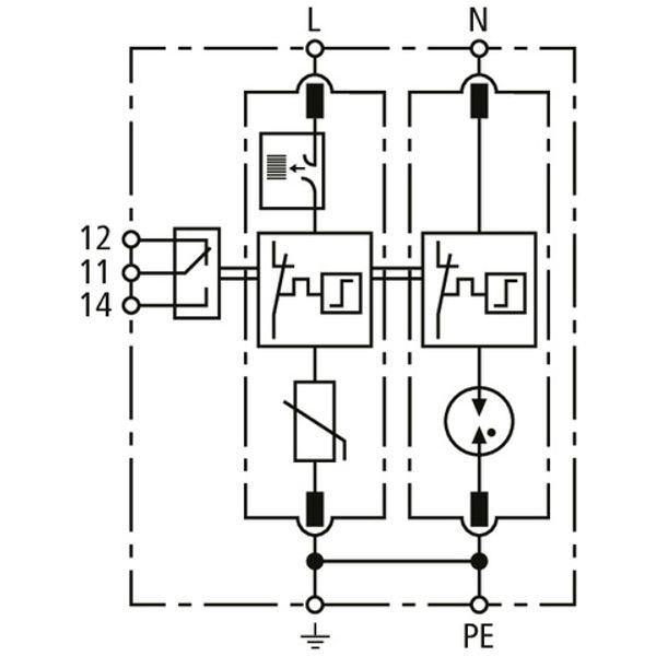 DEHNguard M surge arrester type 2 2-pole Uc 275V w. ACI technology image 3