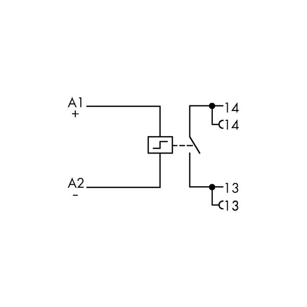 Latching relay module Nominal input voltage: 24 VDC 1 make contact gra image 2