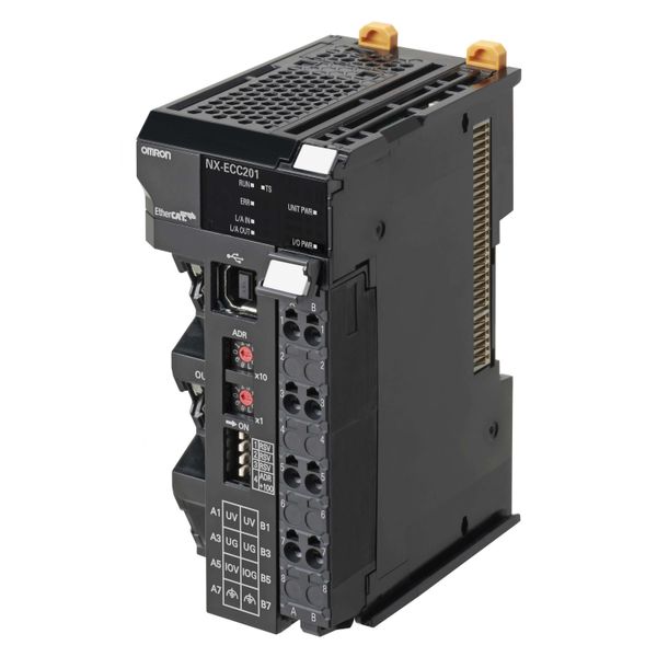NX-series EtherCAT Coupler, 2 ports, 250 µs cycle time, 63 I/O units, image 2
