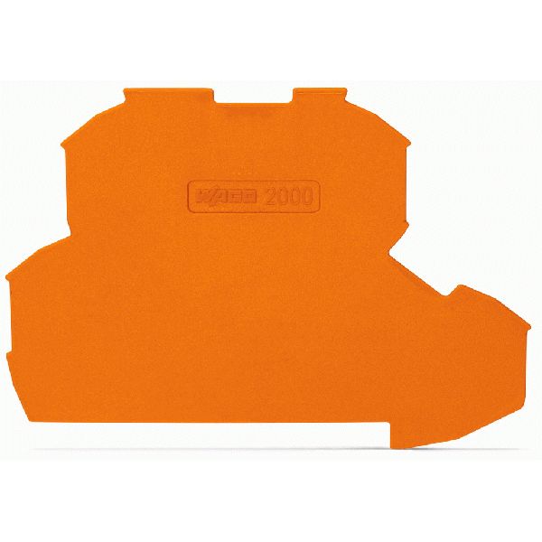 End plate 0.7 mm thick orange image 2