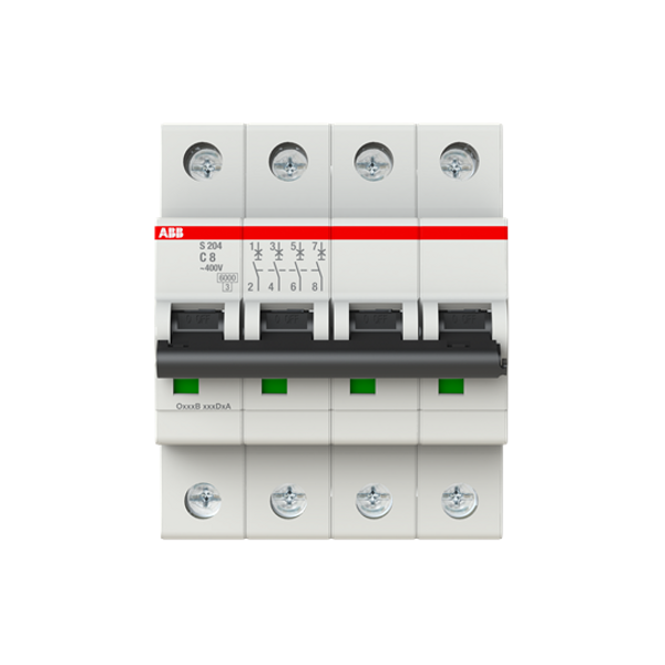 S204-D10 Miniature Circuit Breaker - 4P - D - 10 A image 5