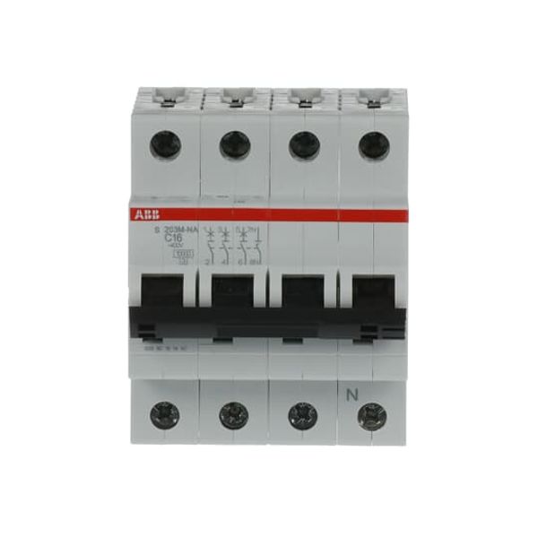 S203M-B16NA Miniature Circuit Breaker - 3+NP - B - 16 A image 3