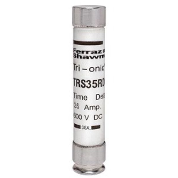 Fuse TRS-RDC - Class RK5 - Time-Delay 600VDC 35A Ferrule image 1