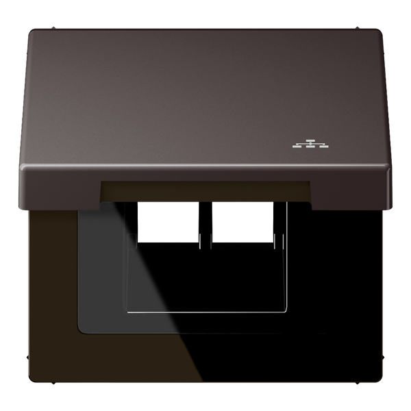 Hinged lid LAN with centre plate AL2990KLLAND image 1