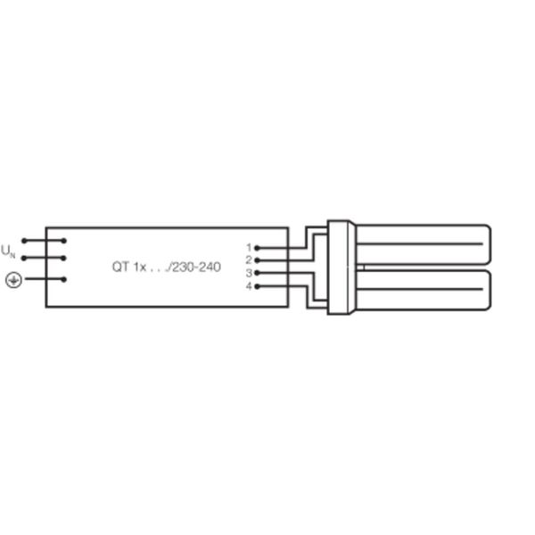 Compact Fluorescent Lamp Osram DULUX® F 36W/840 4000K 2G10 image 4