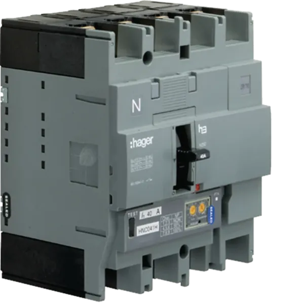 Circuit Breaker Size h250 4 Pole 70kA 125A LSI image 1