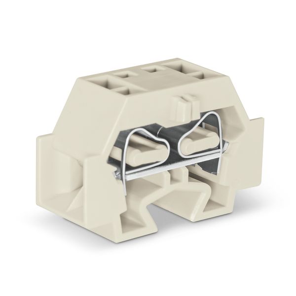 Space-saving, 4-conductor end terminal block without push-buttons suit image 1