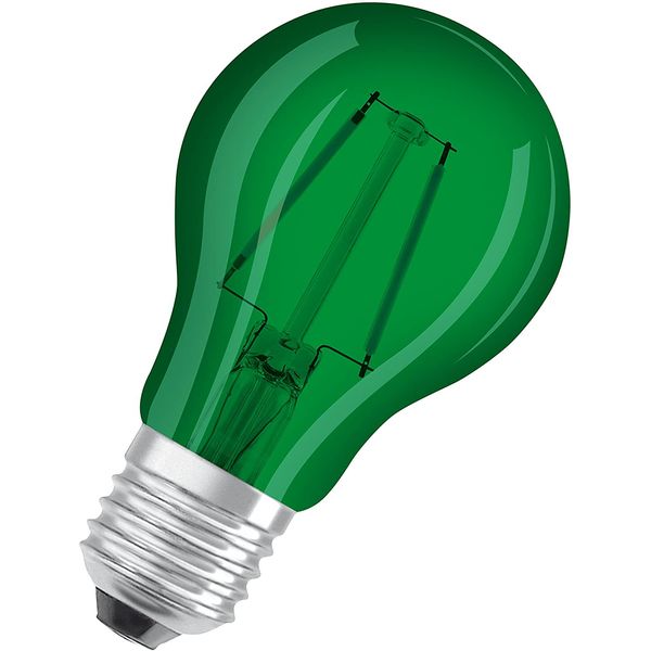 LED Bulb Filament E27 4W A60 GREEN iLight image 1