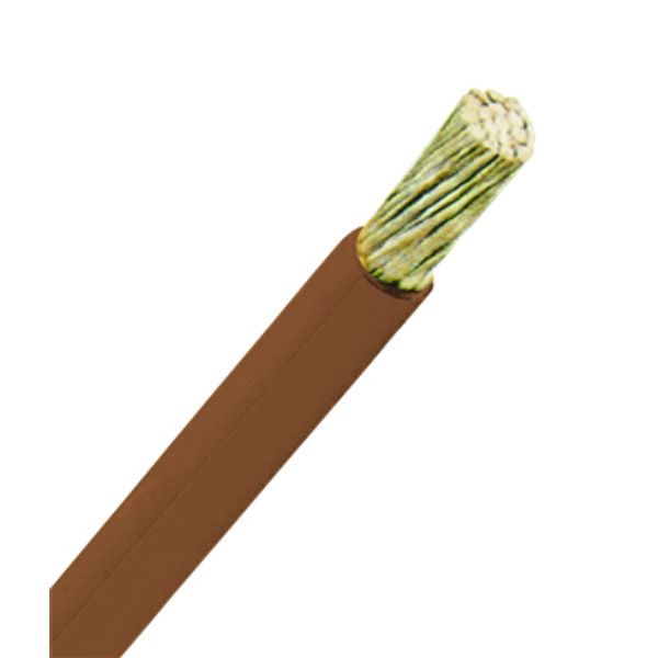 Halogenfree Single Core Wire H07Z-K 2,5 brown, fine-stranded image 1