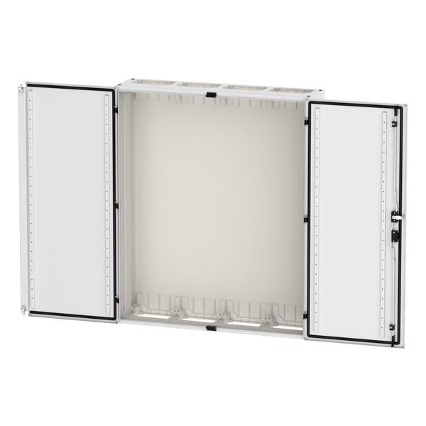 Wall-mounted enclosure EMC2 empty, IP55, protection class II, HxWxD=1250x1050x270mm, white (RAL 9016) image 7