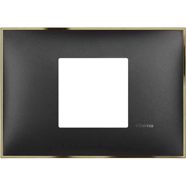 CLASSIA - COVER PLATE 2P CENTERED BLACK GOLD image 2
