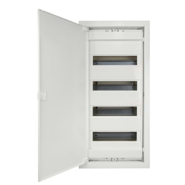 Flush-mounting enclosure 4-rows, IP40, for soild wall image 2