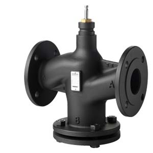 VVF53.80-100K - 2-port seat valve, flanged, PN25, DN80, kvs 100, pressure compensated image 1