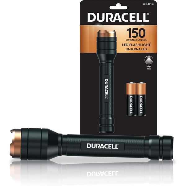 DURACELL 8319 Flashlight Aluminium 150lm incl. 2xAAA BL1 image 1