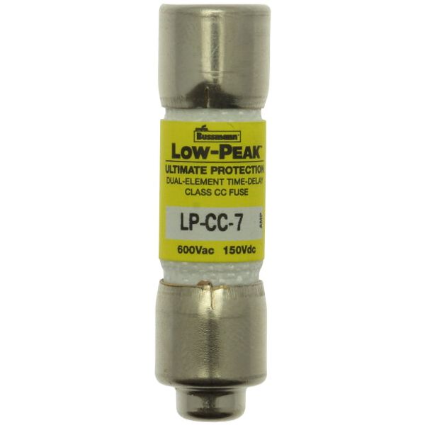 Fuse-link, LV, 7 A, AC 600 V, 10 x 38 mm, CC, UL, time-delay, rejection-type image 1