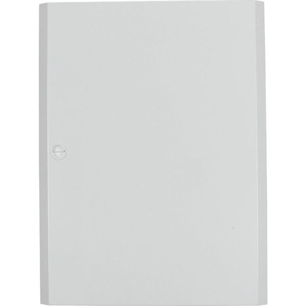 Surface mounted steel sheet door white, for 24MU per row, 4 rows image 2